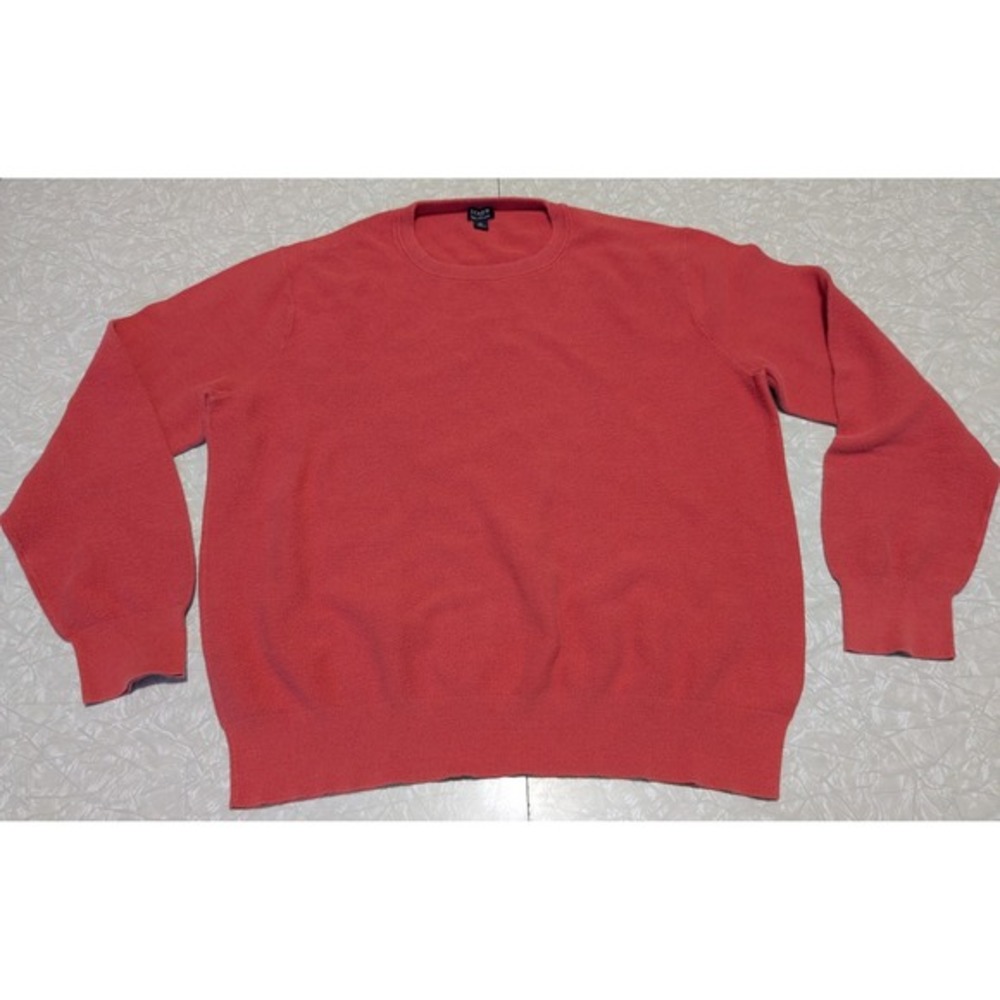 J.Crew 100% Cotton Red Women's XL Knit Sweater Casual Preppy